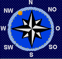 der Mond steht im Nordwesten 16° unter dem Horizont