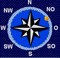 der Mond steht im Ost Nordosten 32° unter dem Horizont