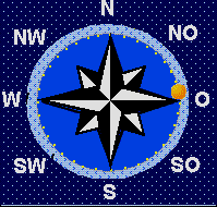 der Mond steht im Ost Nordosten 12° unter dem Horizont