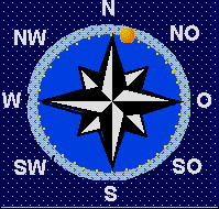 der Mond steht im Norden 32° unter dem Horizont