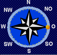 der Mond steht im Osten 38° über dem Horizont