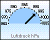 Luftdruck akt. 995,0 hPa