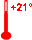 gefühlte Temperatur (Hitzeindex) 21.2 °C