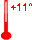 Temperatur 2m ohne Sonnenschutz 11,1 °C