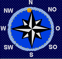 der Mond steht im Norden 22° unter dem Horizont